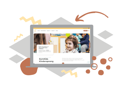 **Nieuwe website** voor KomKids