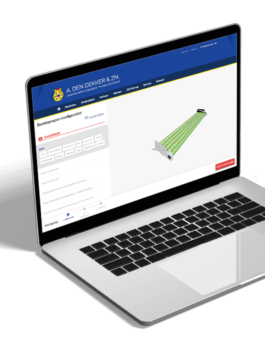 3D configurator voor bandopraper