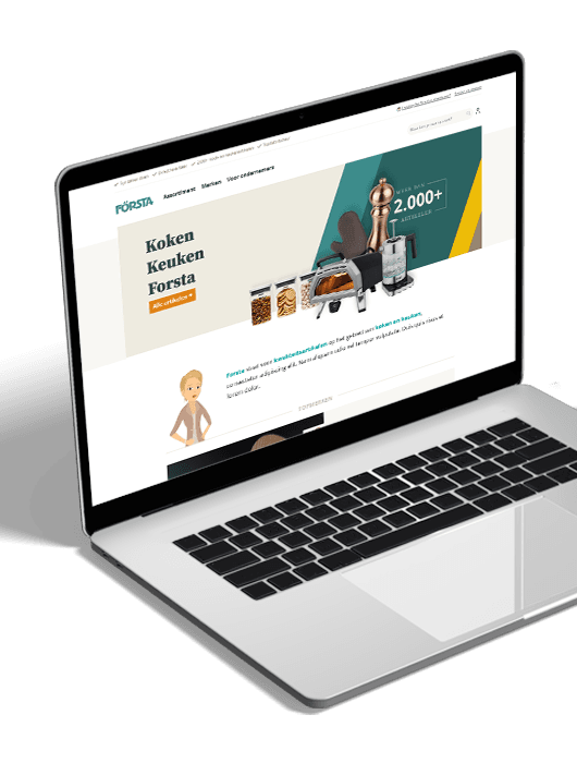 B2B Magento webshop voor Första